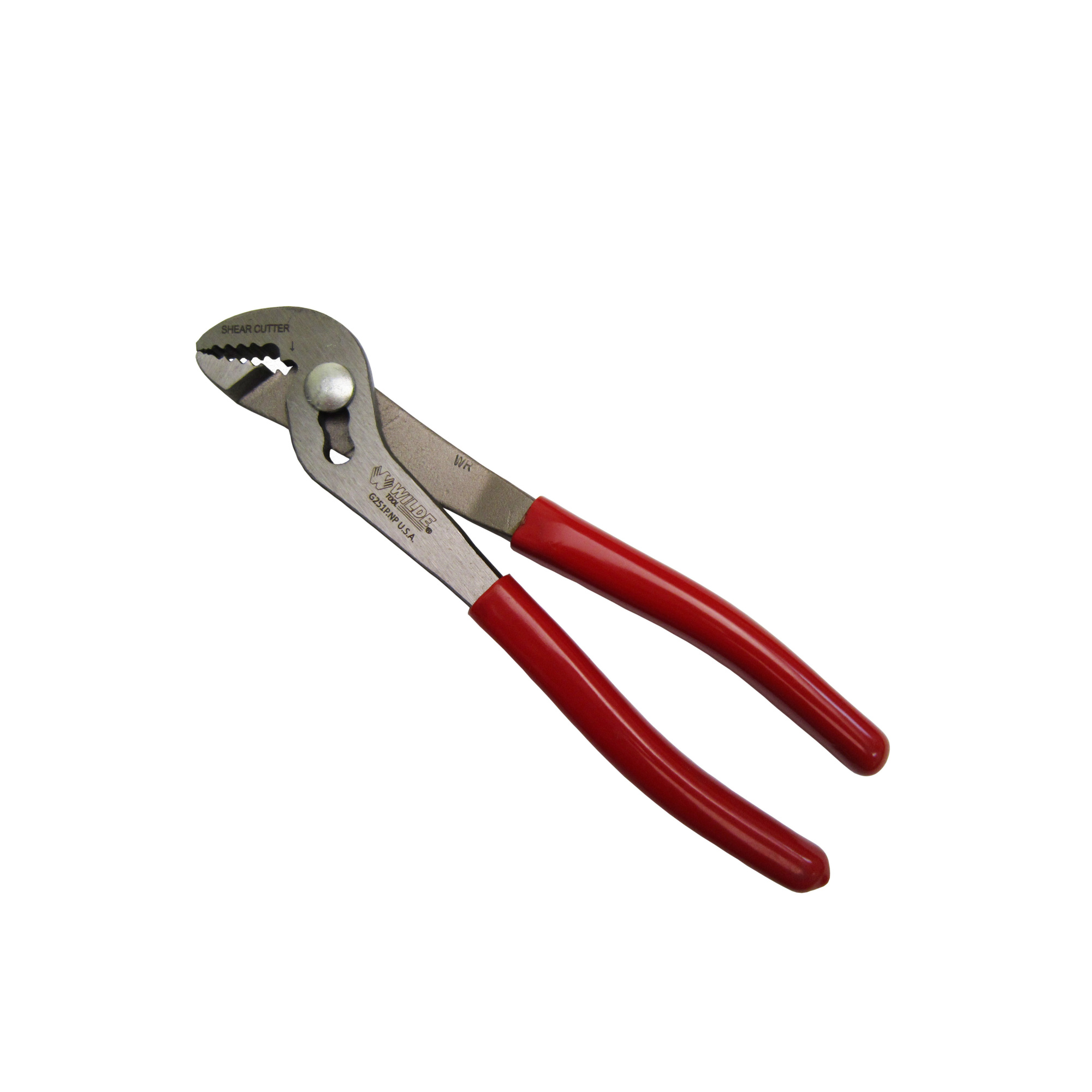 Wilde Tool 6-3/4" Angle Nose Slip Joint Pliers-Polished, Model # G251P.NP/CC